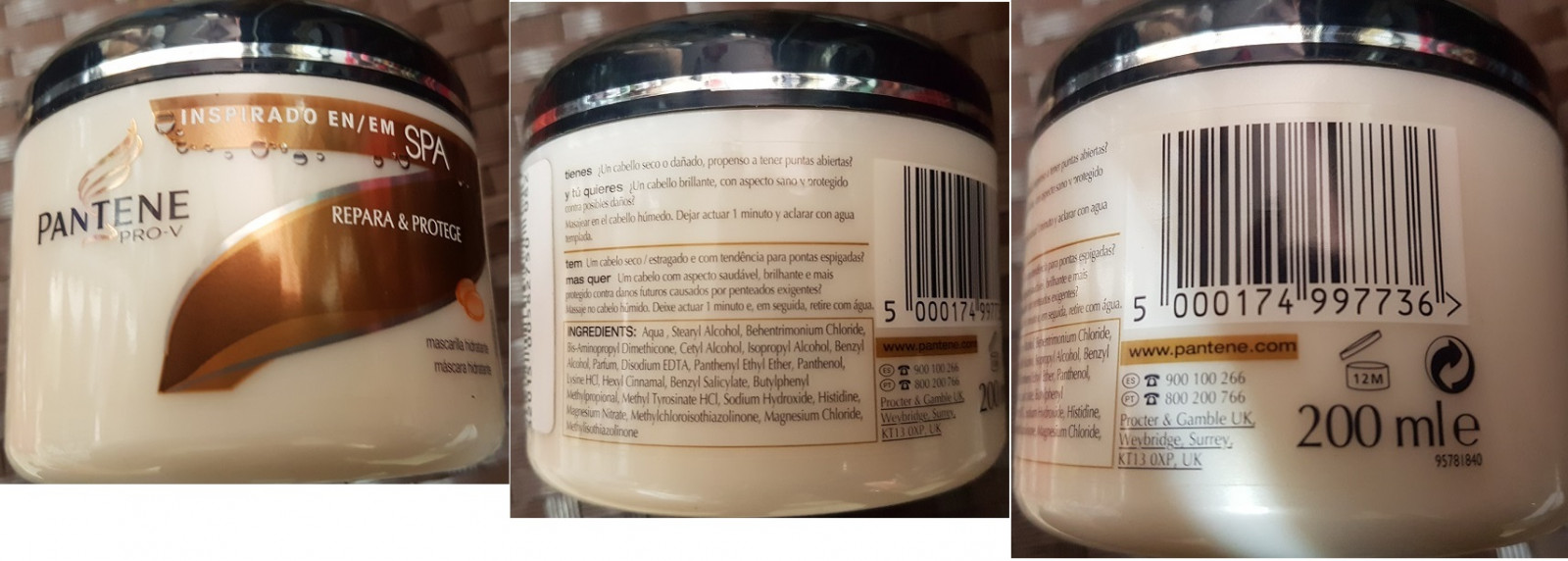 PANTENE PRO-V, INSPIRADO EN/EM SPA, REPARA & PROTEGE: Fotografie