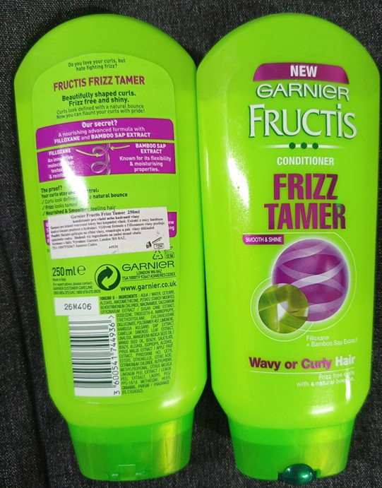 Kondicionér na vlasy GARNIER FRUCTIS, CONDITIONER, FRIZZ TAMER: Fotografie