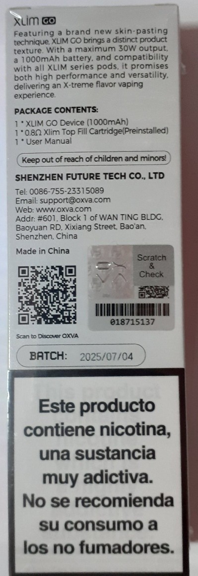 Elektronická cigareta opakovaně plnitelná OXVA xLim Go, pink, 2,0 ml: Fotografie č. 6